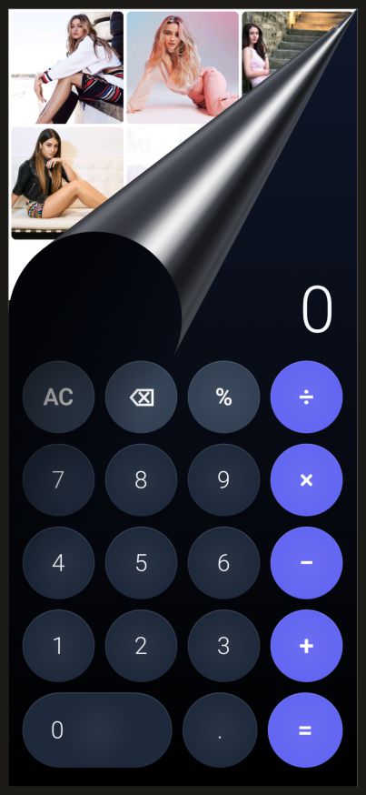 Vaulto - Calculator Photo Vault App Interface Preview